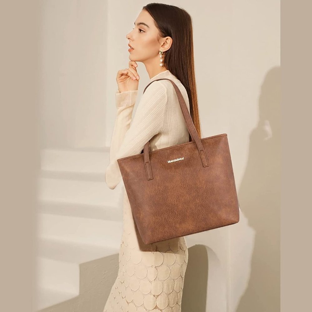 Montana West Tote Bags Vegan Leather Purses and Handbags for Women Top H… - Picture 7 of 14